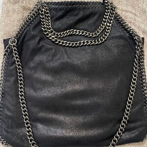 Stella McCartney Black Chain Shoulder Bag
